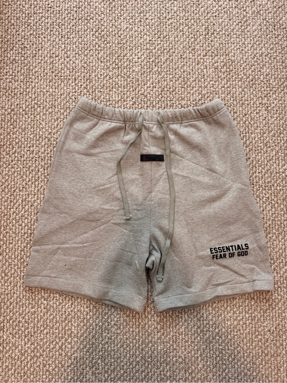 Essentials Fear of God Men's Light Gray Athletic Shorts